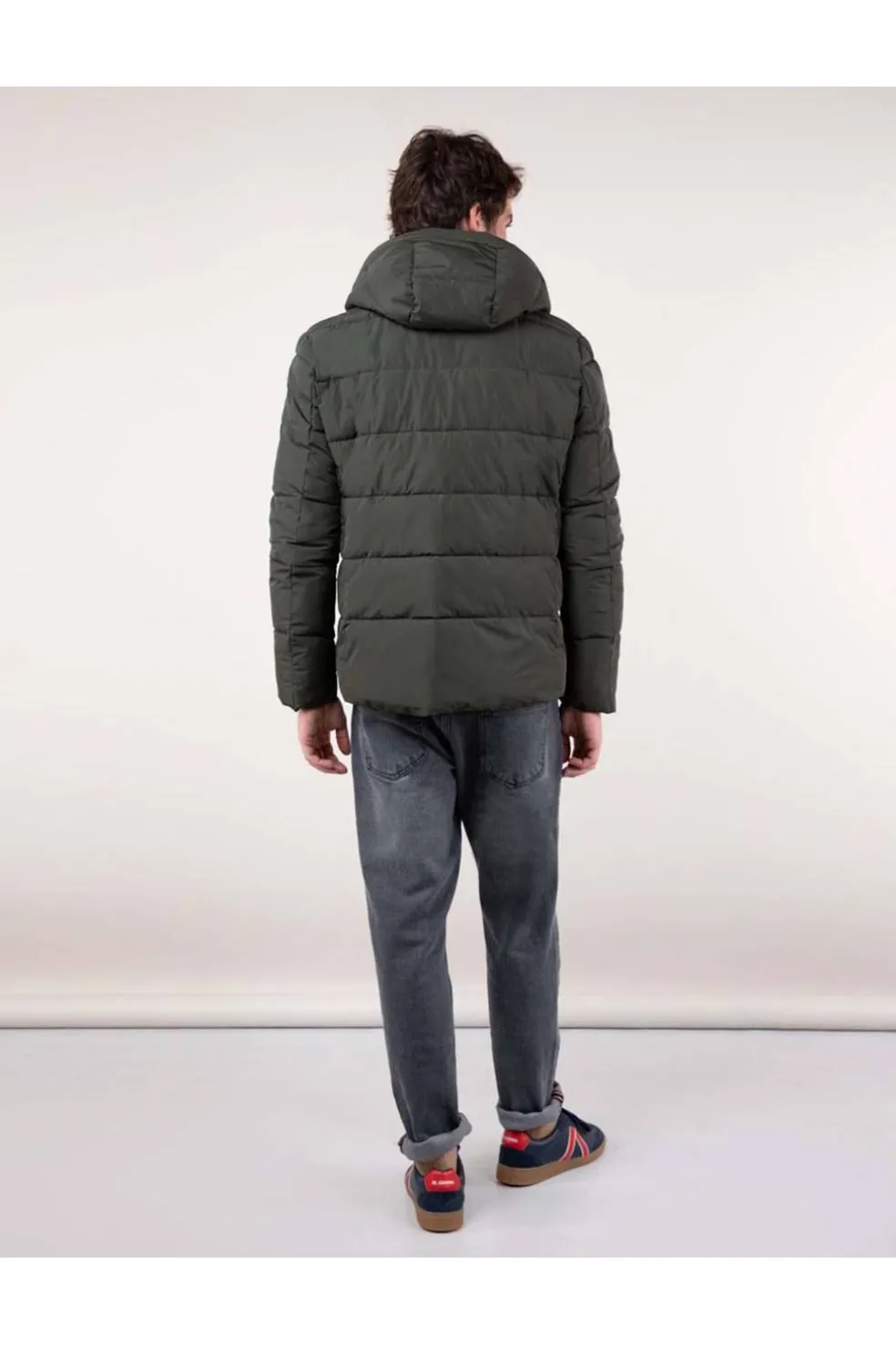 Abrigo corto Hombre El Ganso acolchado 1040w240059 verde