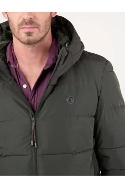 Abrigo corto Hombre El Ganso acolchado 1040w240059 verde
