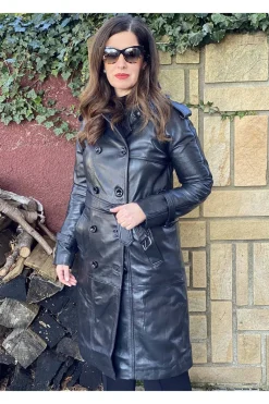 Abrigo de Piel Mujer MDP Espia Black