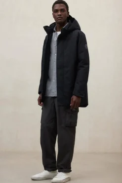 Abrigo Hombre Ecoalf Parko 319 Negro