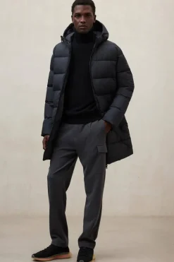 Abrigo Hombre Ecoalf Vintage 318 Anthracite