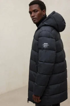 Abrigo Hombre Ecoalf Vintage 318 Anthracite