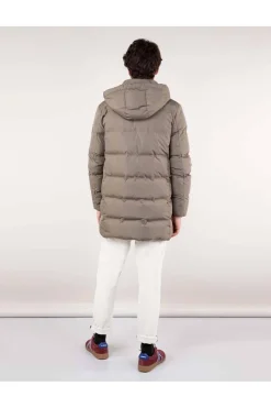 Abrigo Hombre El Ganso Plumas Largo 1040W240029 Topo