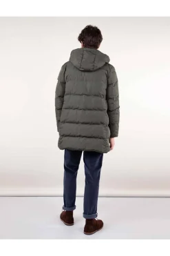 Abrigo Hombre El Ganso Plumas Largo 1040W240028 Verde