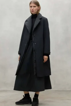 Abrigo Mujer Ecoalf Albert 319 Negra