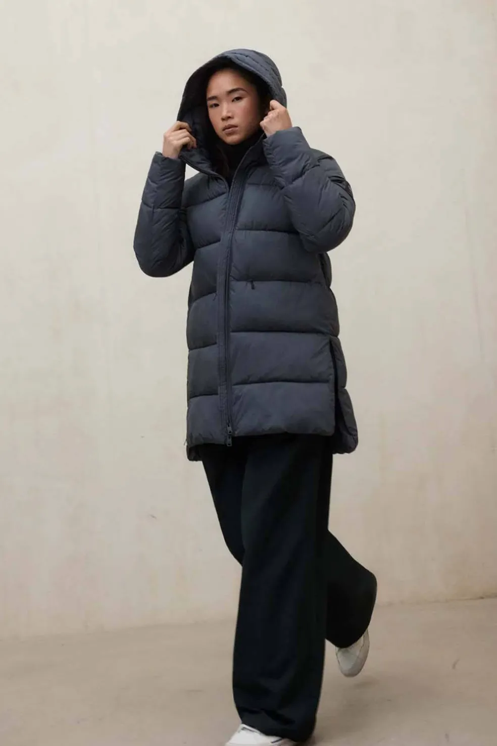 Abrigo Mujer Ecoalf Marangu 148 storm blue