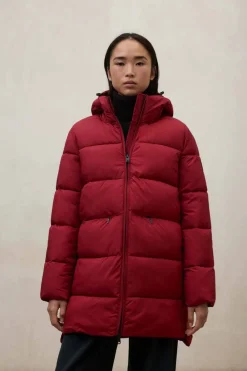 Abrigo Mujer Ecoalf Marangu 655 crimson red