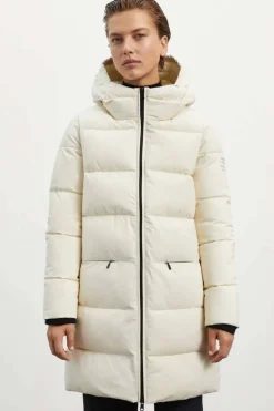 Abrigo mujer Ecoalf Salin 987 Creamy White