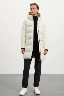 Abrigo mujer Ecoalf Salin 987 Creamy White