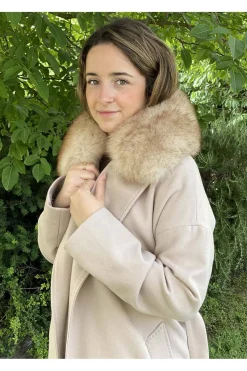 Abrigo Mujer Medinapiel KS15 Camel