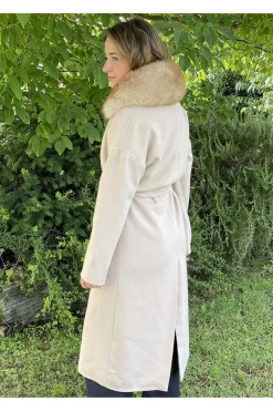 Abrigo Mujer Medinapiel KS15 Camel