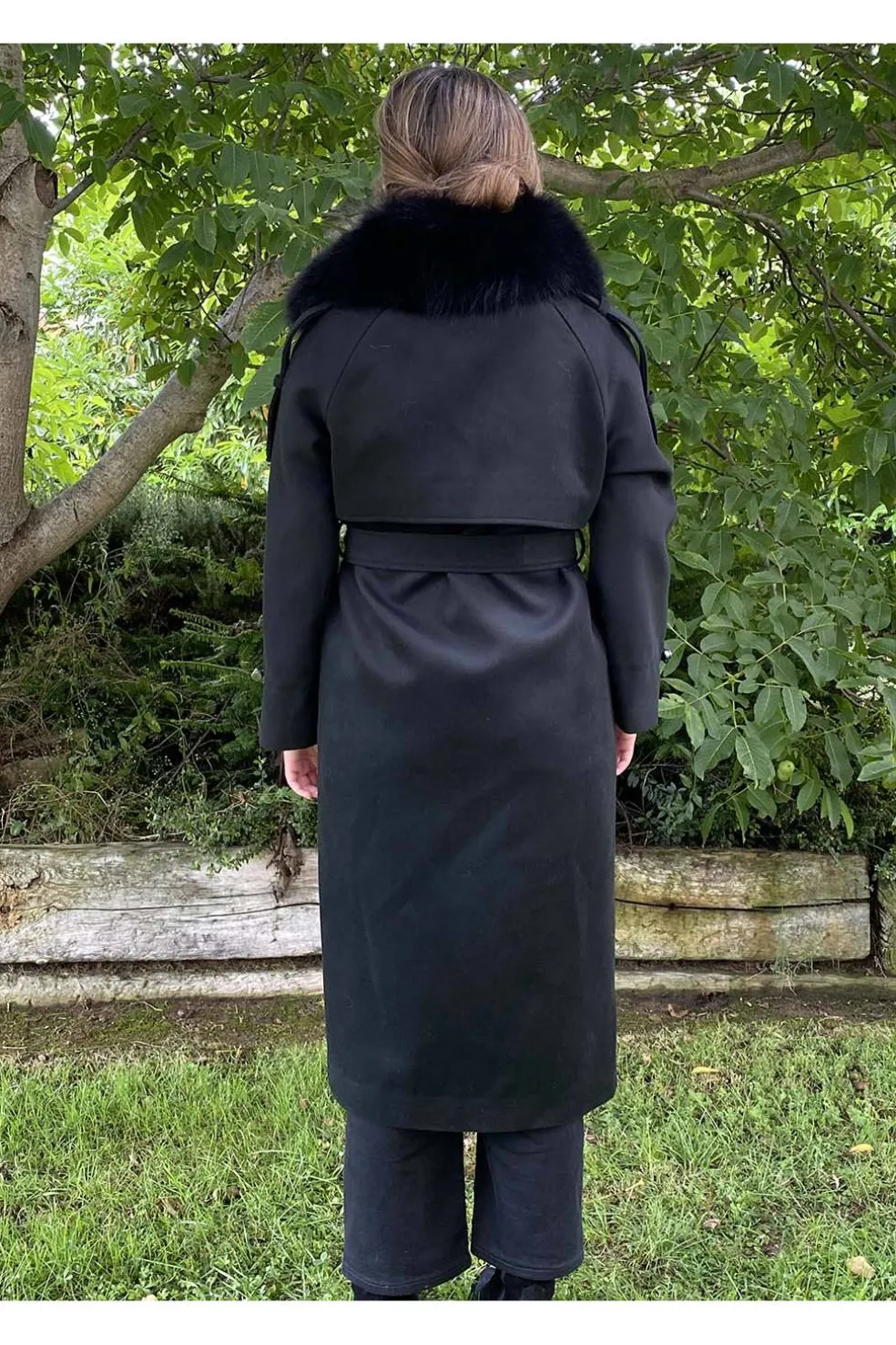 Abrigo Mujer Medinapiel Maria Negro