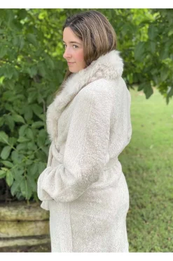 Abrigo Reversible Mujer Medinapiel Jenny Beige