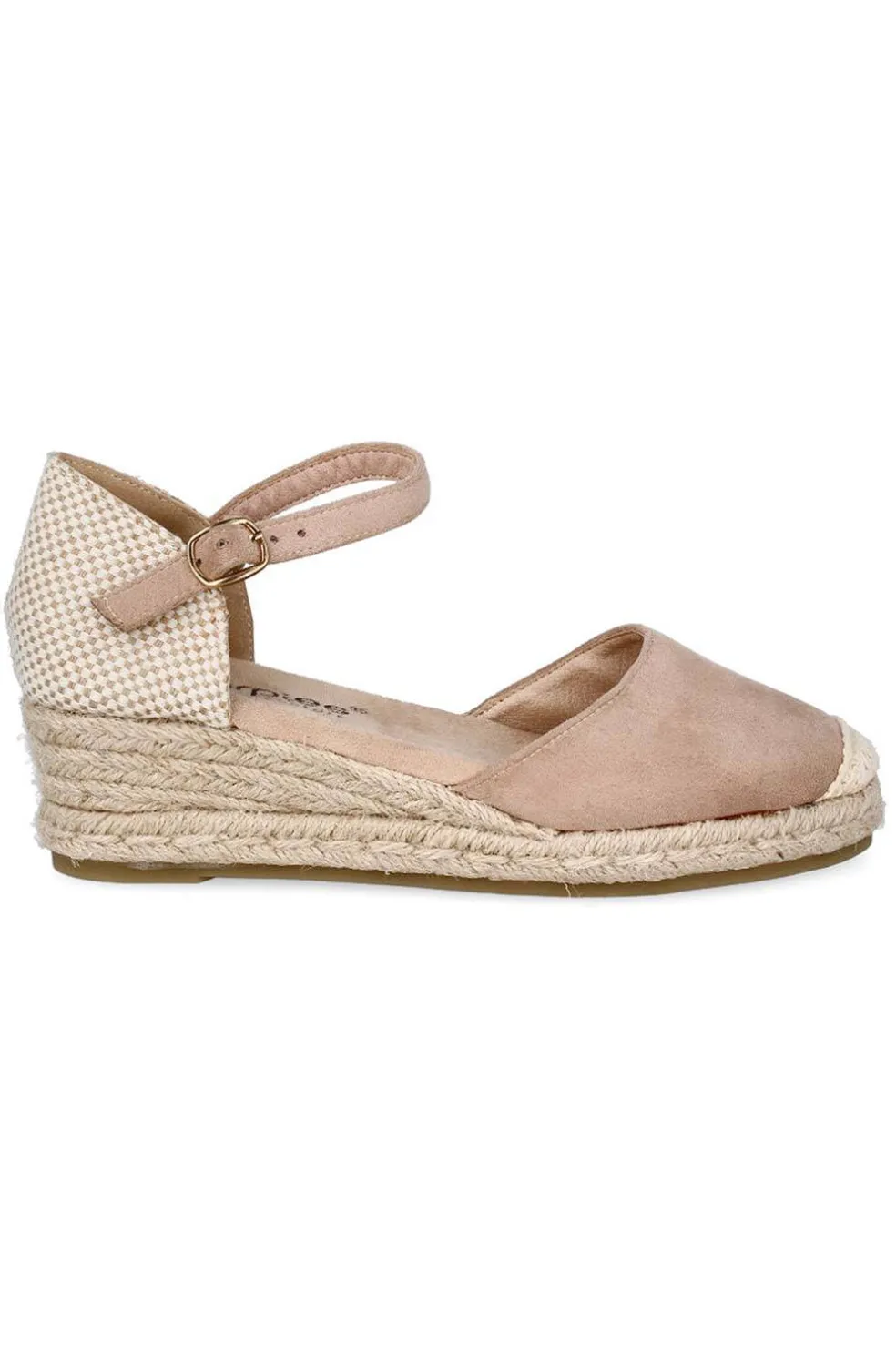 alpargata Mujer Amarpies acx26481 beige