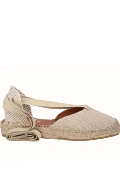 Alpargata Mujer Viguera 2174 Lino Natural