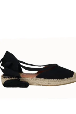Alpargata Mujer Viguera 2174 Lino Negro