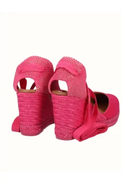 Alpargata Viguera 1939 lino fuxia