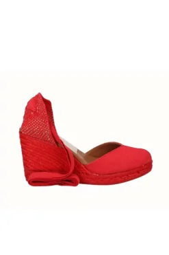 Alpargata Viguera 1939 Lino Rojo