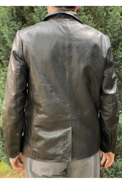 Americana de Piel Hombre MDP Classic Rock Black