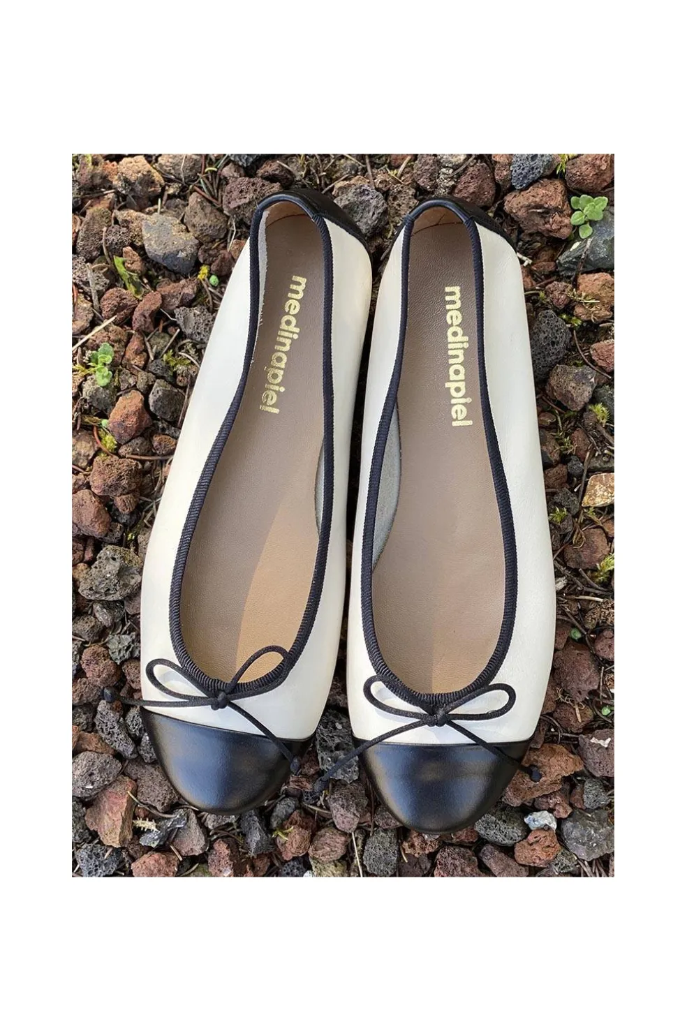 Bailarina Medinapiel 24040 Piel Negro hielo