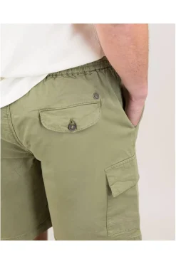 Bermuda Hombre El Ganso cargo elastico garment 1020s250072 dyed kaki
