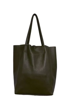 Bolso Shopping de Piel Medinapiel Verde