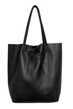 Bolso Shopping de Piel Medinapiel Negro