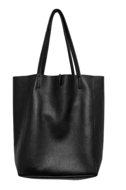 Bolso Shopping de Piel Medinapiel Negro