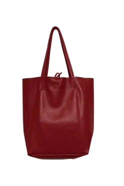 Bolso Shopping de Piel Medinapiel Rojo