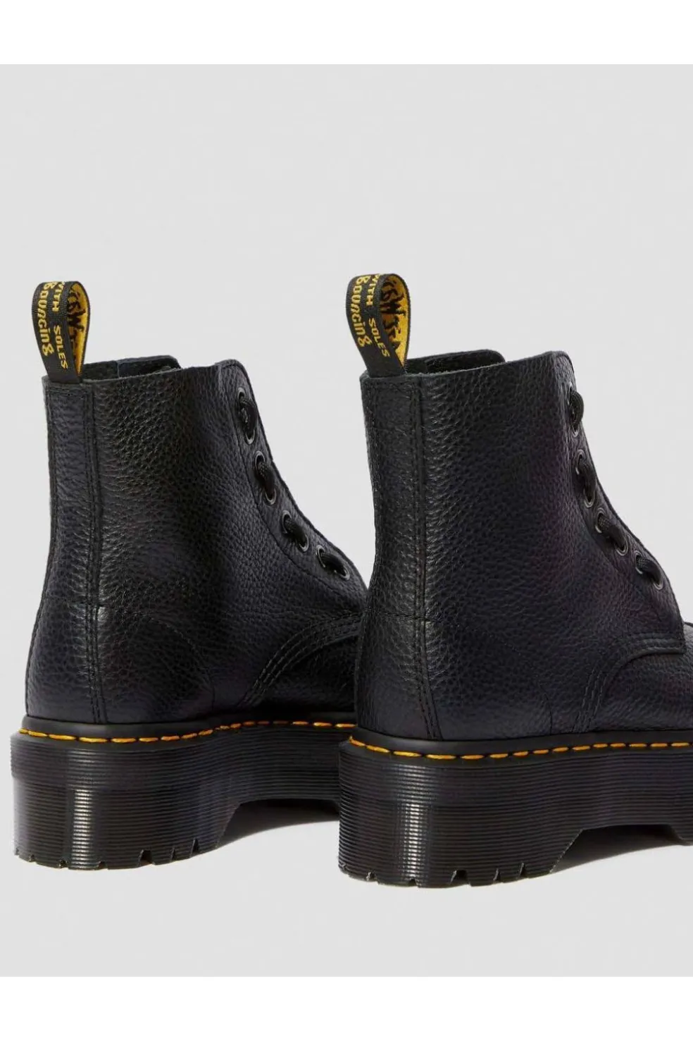 Bota DrMartens Sinclair Plataforma 22564001 Milled Nappa Black