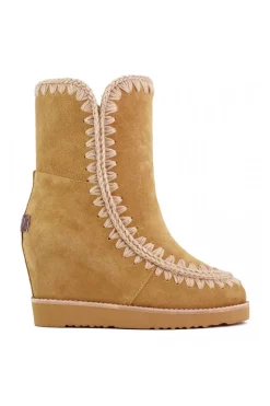 Bota Mou FW151002A French Toe Wedge Tobacco