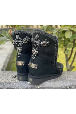 Bota MOU Inner Wedge Crystal Patch