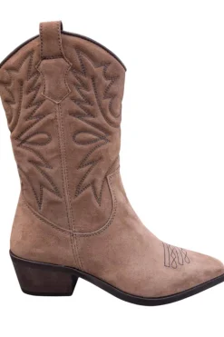 Bota Mujer LOL Hayde 7404 Serraje Taupe Oscuro