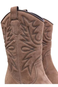 Bota Mujer LOL Hayde 7404 Serraje Taupe Oscuro