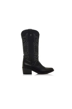 Bota Mujer Mustang tanubis 59794 c57635 negro