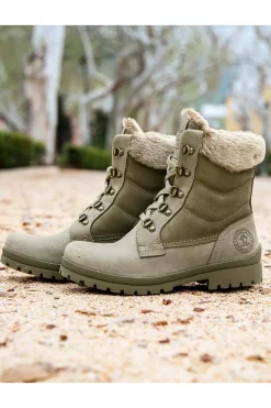 Bota Mujer Panama Jack Tuscani B35 Nobuck Kaki