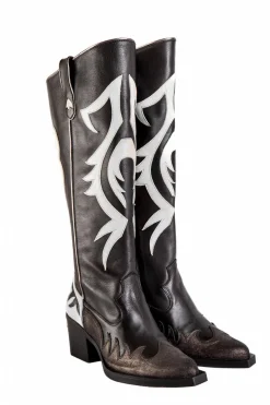 Bota Nemonic 2354 Ante Flitter Plomo/Negro