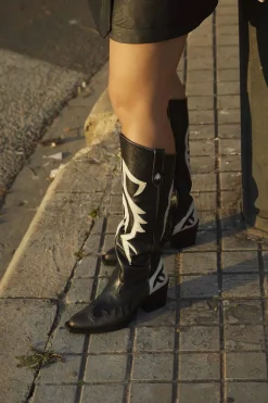 Bota Nemonic 2354 Ante Flitter Plomo/Negro