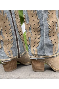 Bota Nemonic 2381 arena denim piso kansas