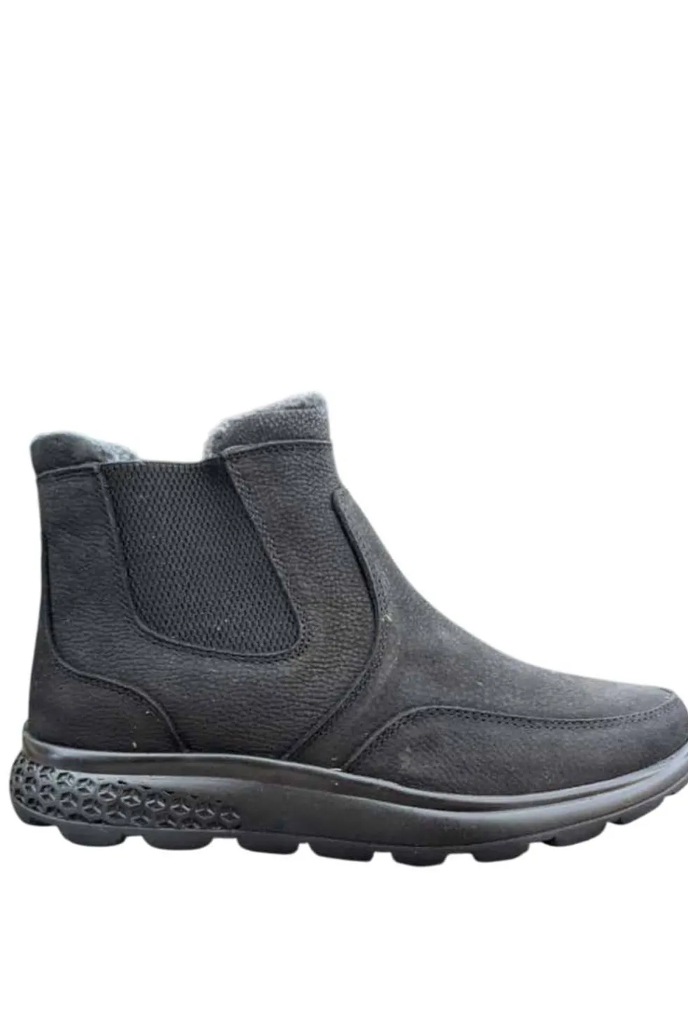 Botin Mujer 48 Horas 521601/01 Nobuck Negro