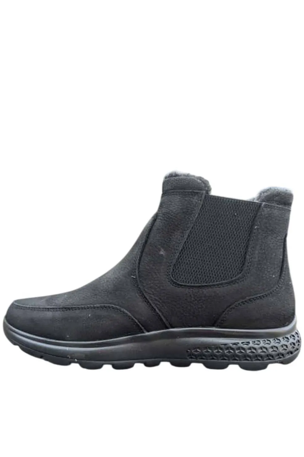 Botin Mujer 48 Horas 521601/01 Nobuck Negro