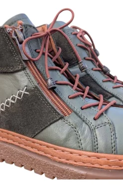 Botin Mujer 48 Horas 523705/70 Piel Oliva