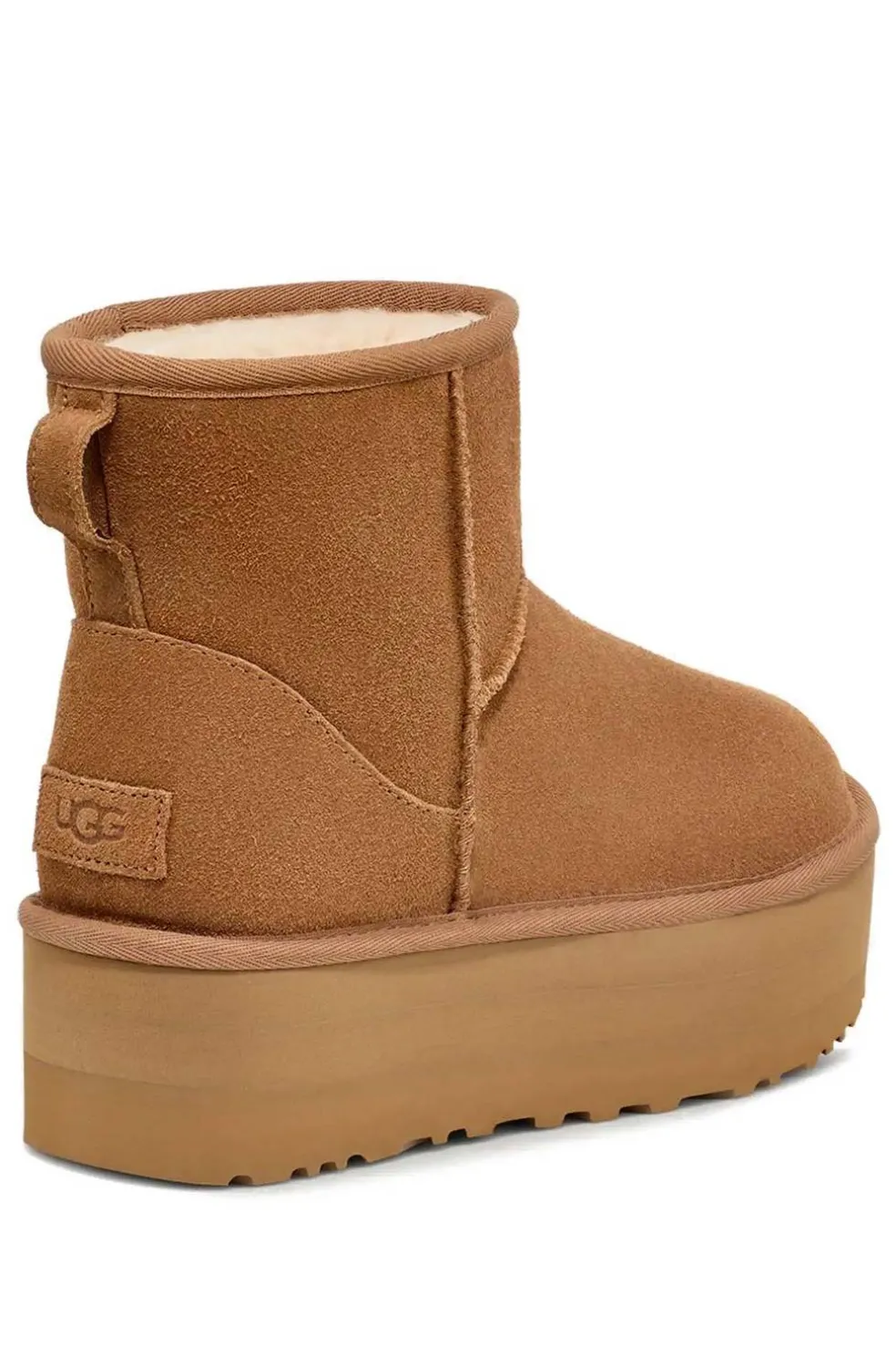 botin mujer Ugg classic mini platform 1134991 chestnut