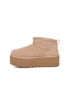 Botin Mujer Ugg Classic Ultra Mini Platform 1135092 SAND