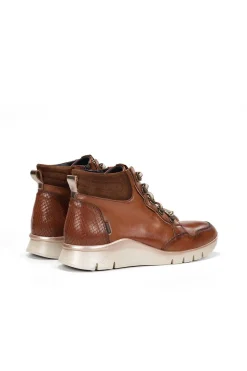 Botin Piel Mujer Fluchos union f2073 habana cuero