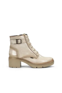 Botin Piel Mujer Fluchos fugaz f2107 beige