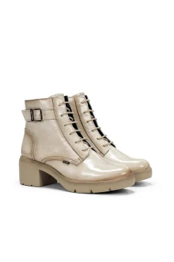 Botin Piel Mujer Fluchos fugaz f2107 beige