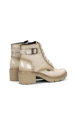 Botin Piel Mujer Fluchos fugaz f2107 beige