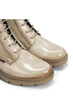 Botin Piel Mujer Fluchos fugaz f2107 beige