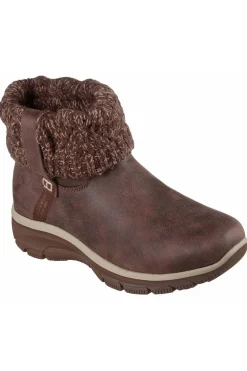 botin Skechers Slip-ins Relaxed Fit Easy Going Cozy Weather 2 168033 chocolate
